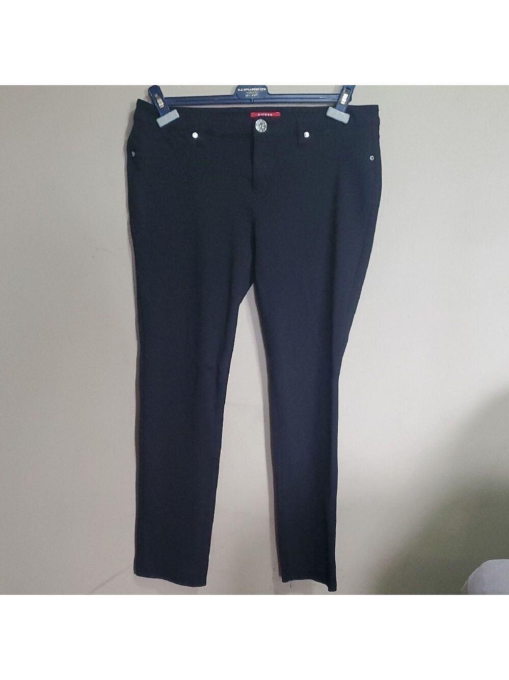 Guess Black Slim Fit Pants Size Xl